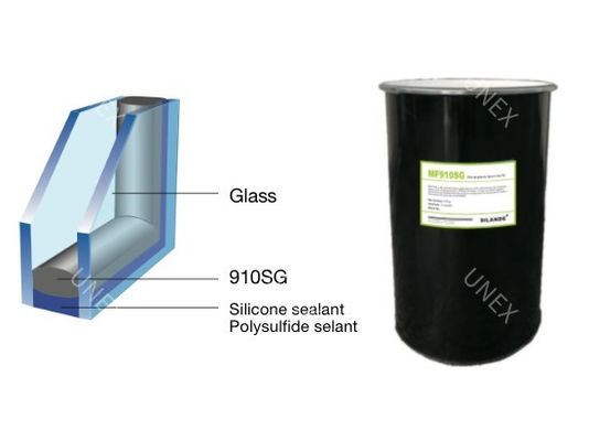 Butylowe termoplastyczne uszczelniacze do szkła izolacyjnego Ciepła krawędź Podkładki dystansowe z podwójnymi szybami IG 910SG