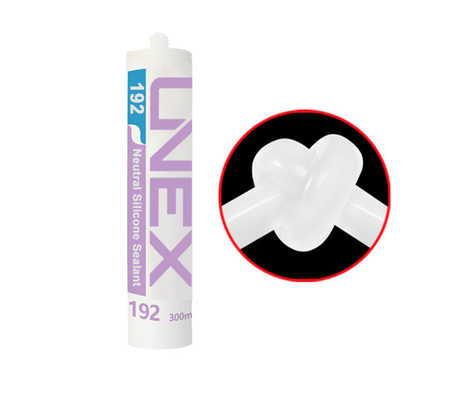 UNEX Jednoskładnikowe silikonowe uszczelniacze okienne Odporność na promieniowanie UV